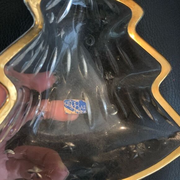 STUDIO NOVA Candy Dish glass CHRISTMAS‎ Tree CMK-B - Picture 3 of 4